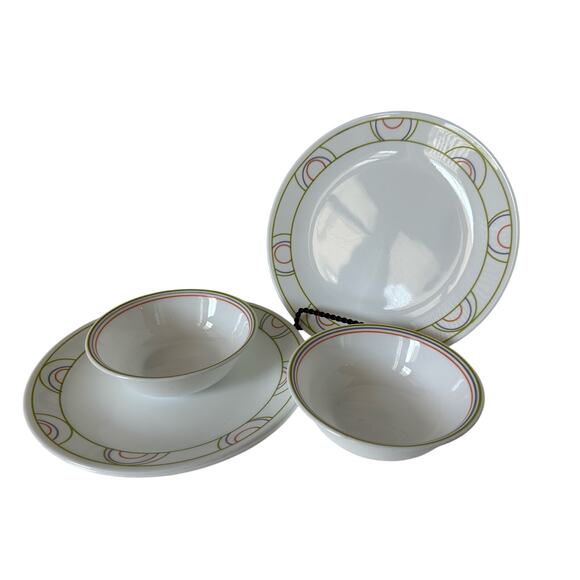 Set of 3 Corelle Hoola Hoops Dinner plate, discontinued - Picture 5 of 6